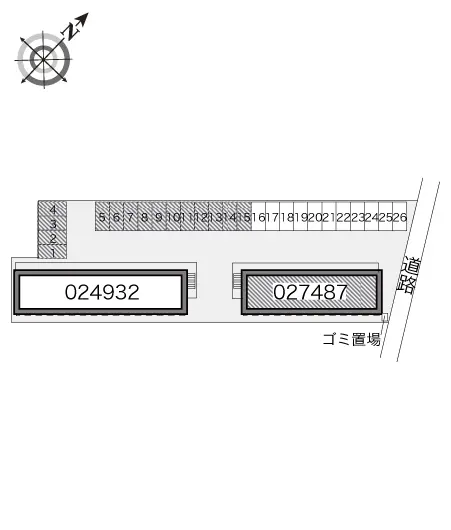 ★手数料０円★静岡市清水区駒越中２丁目　月極駐車場（LP）